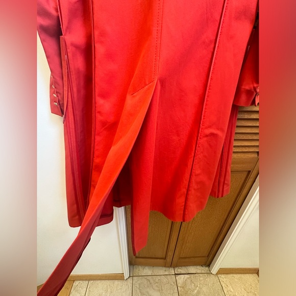 Jean-Charles de Castelbajac Red Coat wt gold buttons Size 40 - Picture 9 of 9